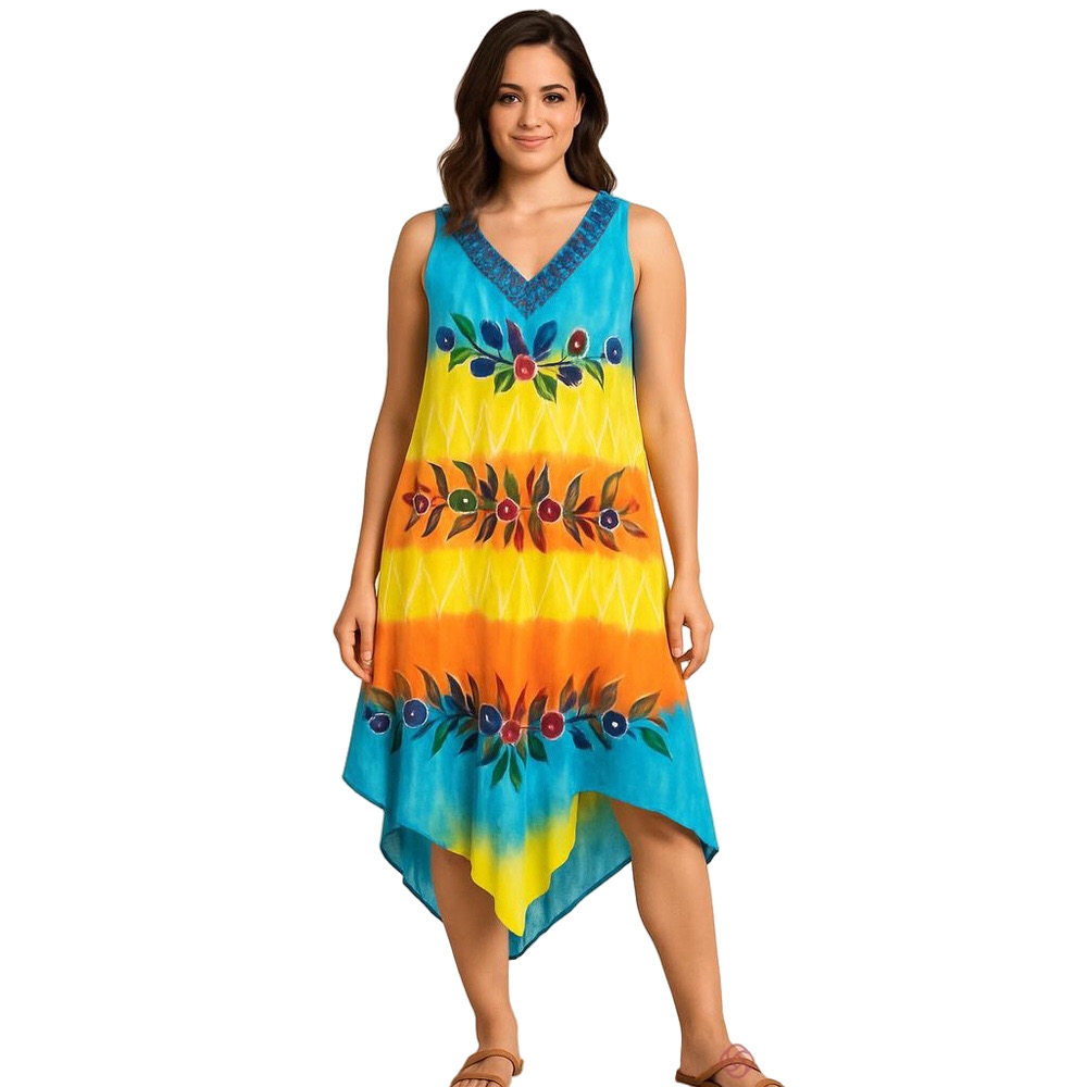 EXIST Sleeveless Dress with Beaded Neckline ONE SIZE